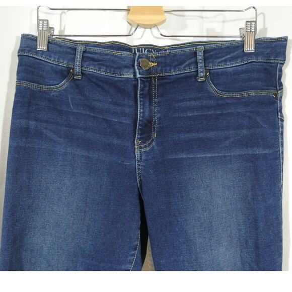 Juicy Couture Los Angeles Denim Jeans 14 Skinny Leg Stretchy Ankle Length - Picture 2 of 7